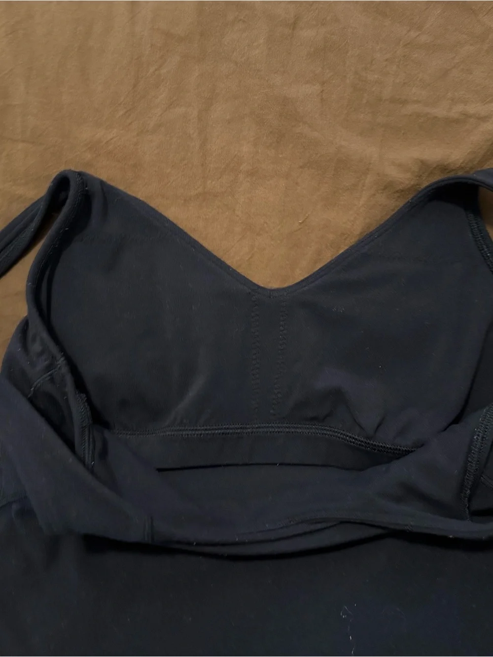 lululemon athletica Black Crop Tank Top